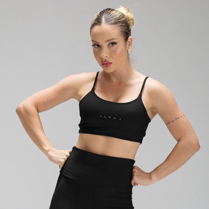 Conjunto Basic Feminino Top e Calça - New Horizon Preto