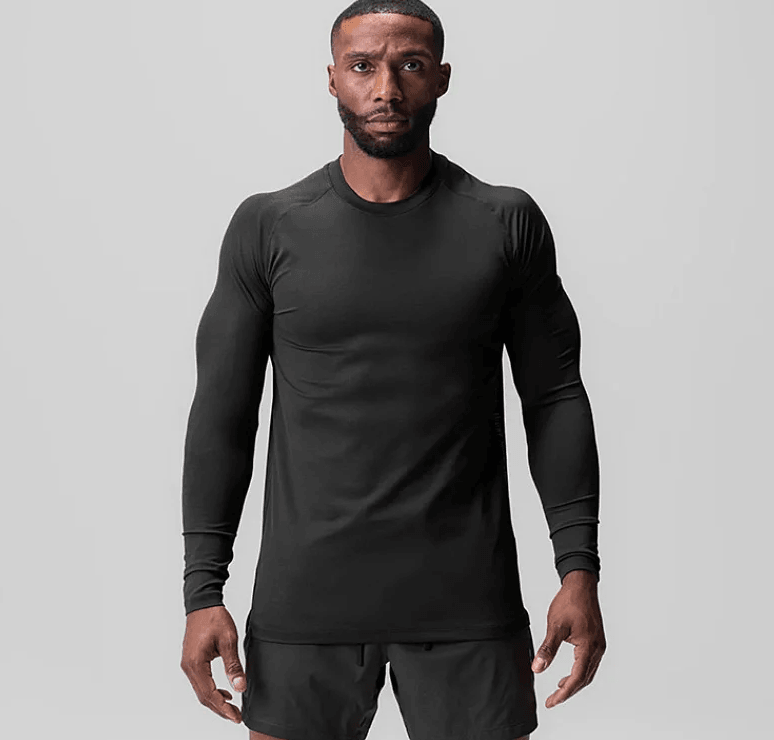 Camiseta Fitness Masculina Manga Longa Dry Fit