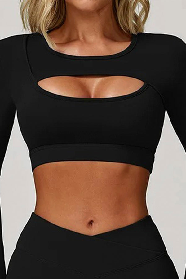 Conjunto FitPulse - Top Manga longa + Short