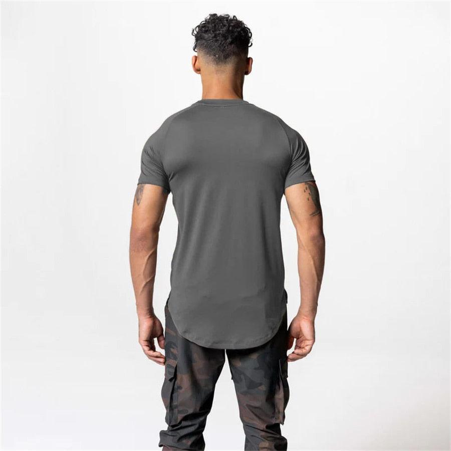 Camiseta Fitness Masculina Slim Fit Dry Fit