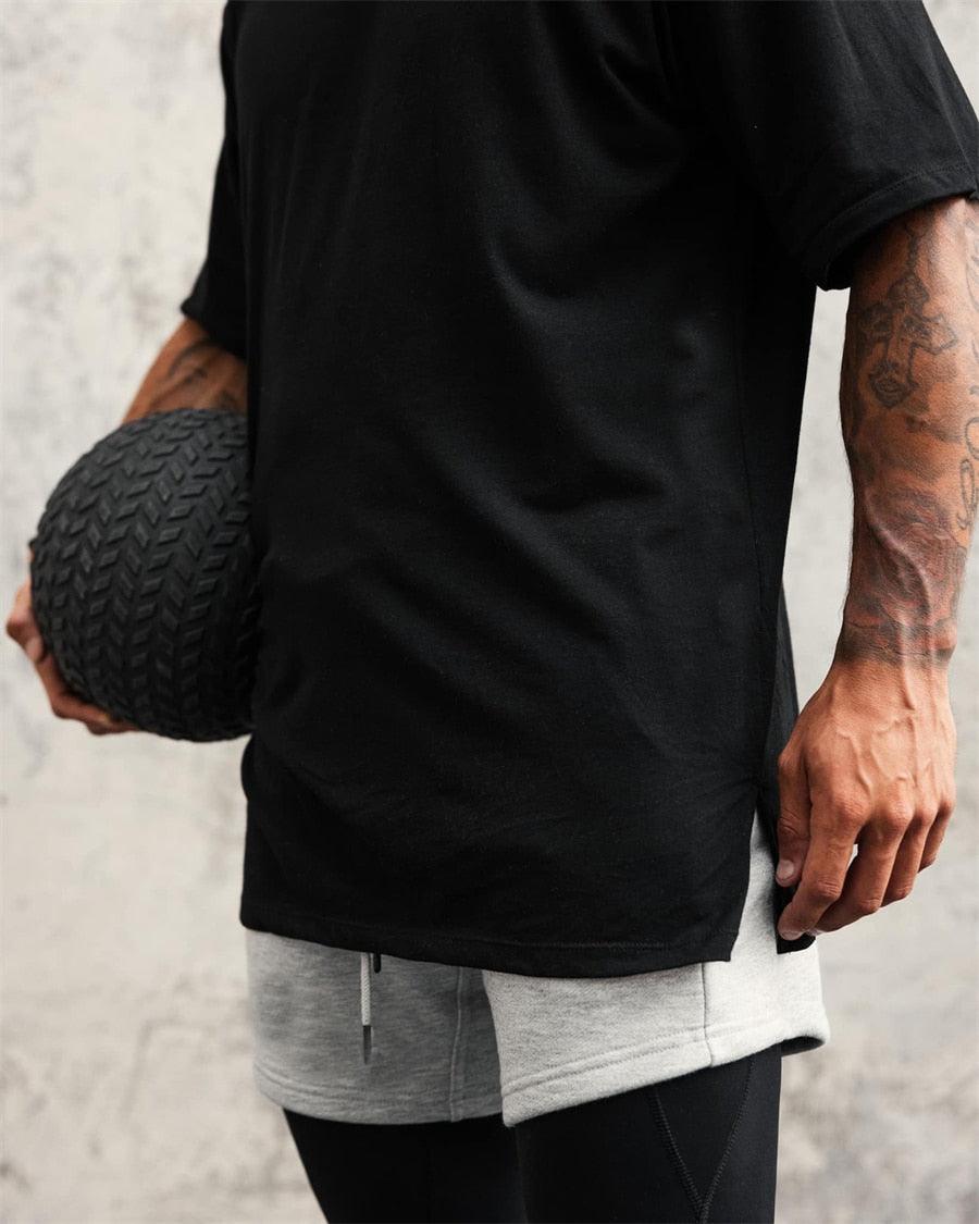 Camiseta Oversized Masculina Esportiva Dry Fit