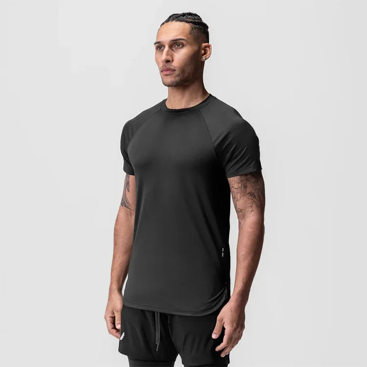 Camiseta Fitness Masculina Slim Fit Dry Fit