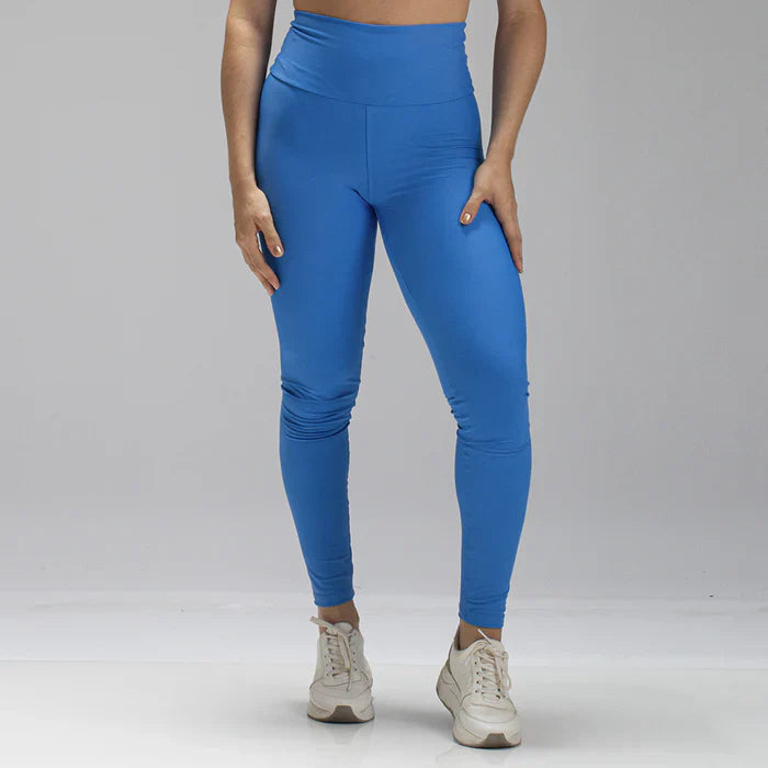 Conjunto Basic Feminino Top e Calça - New Horizon Azul Mar