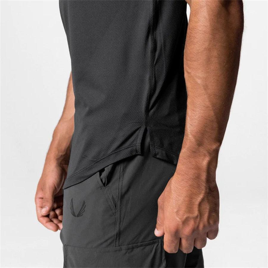 Camiseta Fitness Masculina Slim Fit Dry Fit