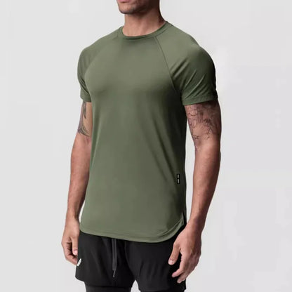 Camiseta Fitness Masculina Slim Fit Dry Fit