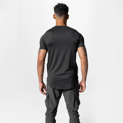 Camiseta Fitness Masculina Slim Fit Dry Fit