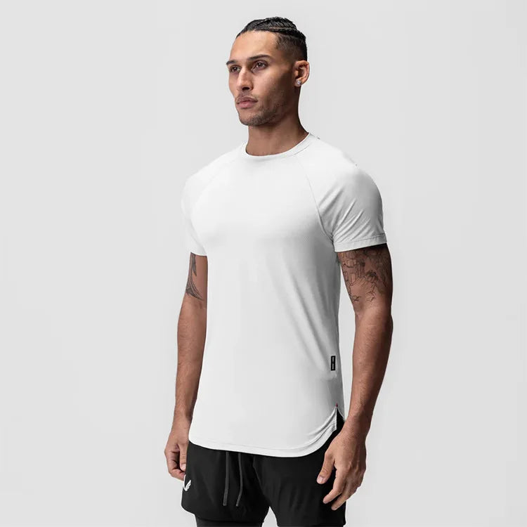 Camiseta Fitness Masculina Slim Fit Dry Fit