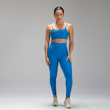 Conjunto Basic Feminino Top e Calça - New Horizon Azul Mar