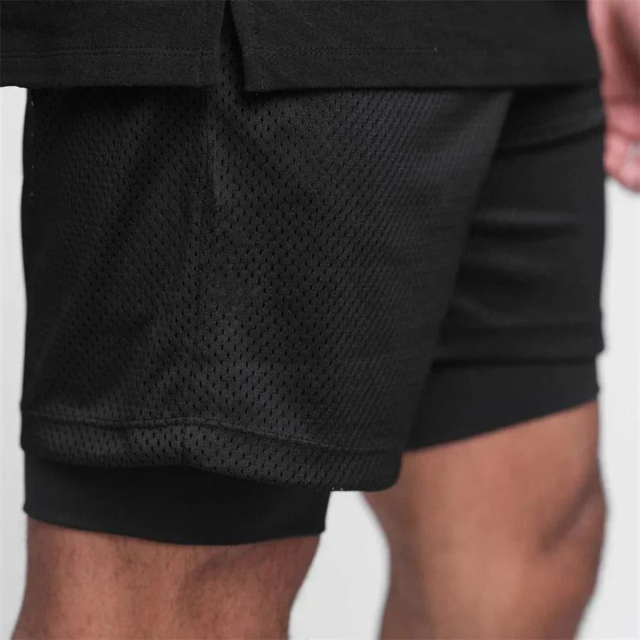 Sportliche Dry-Fit-Shorts Comfort 2-in-1